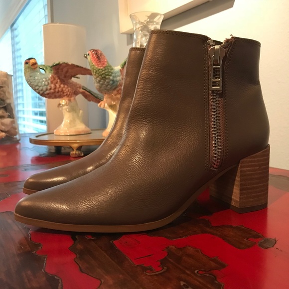 Charles David Shoes - New Leather Booties - Charles, by Charles David